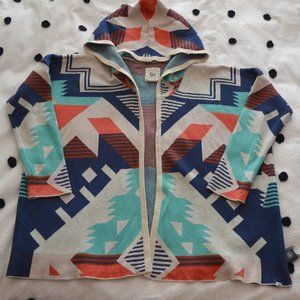 Billabong Girls Hooded Cardigan Sweater